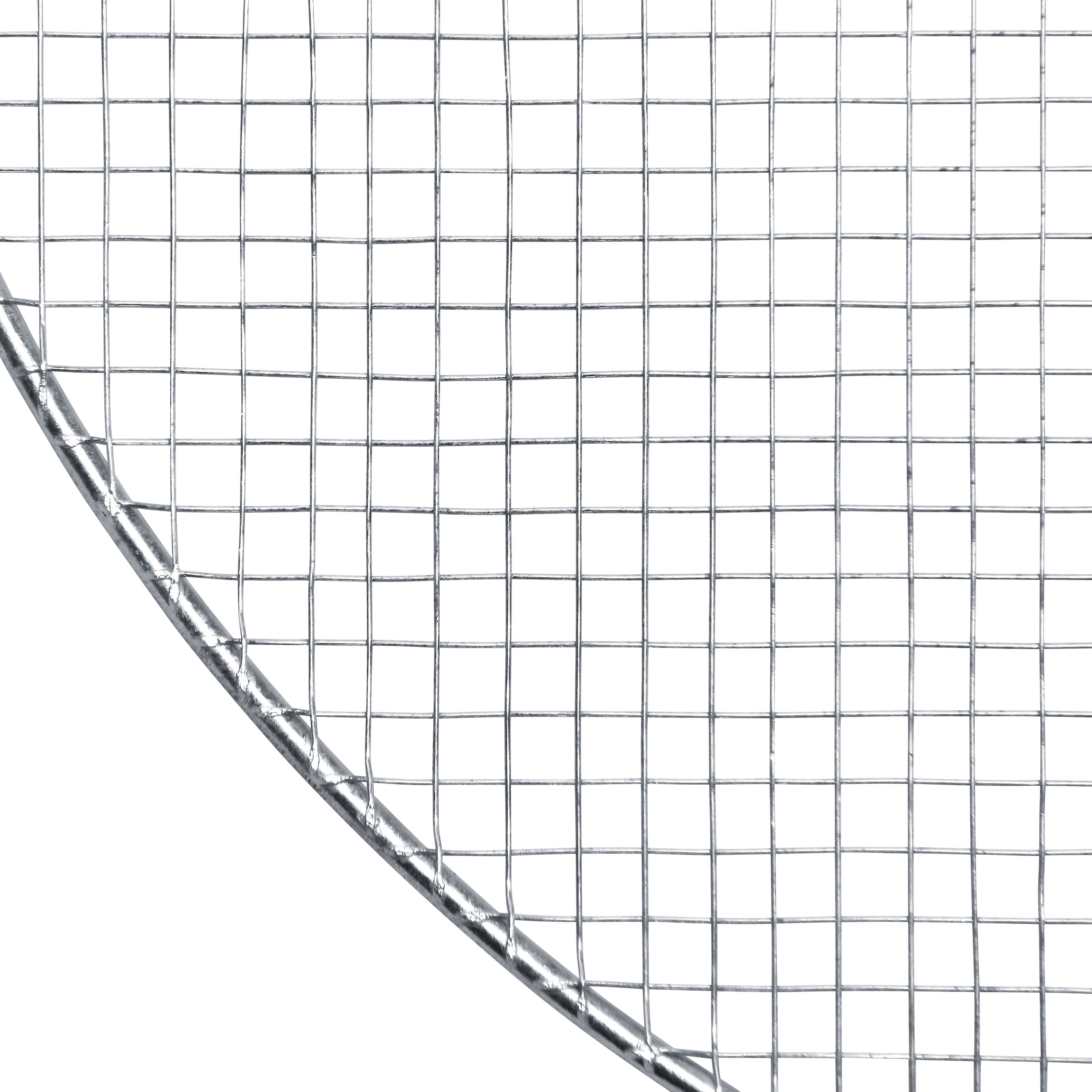 Galvanised metal rimmed sieve with exchangeable mesh